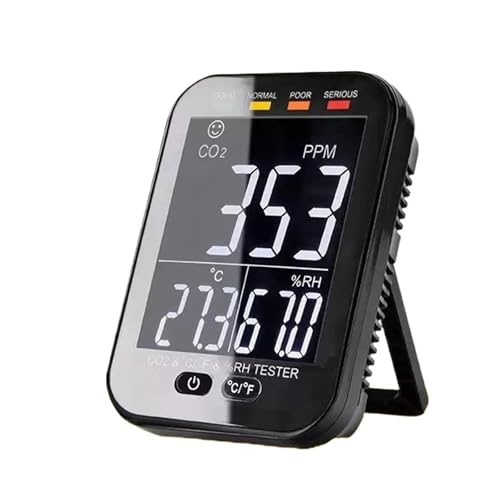 二酸化炭素濃度計 空気質二酸化炭素検出器 Bluetooth & WiFi接続 携帯電話対応 赤外線搭載 HP-531G-WIFI co2 測定器