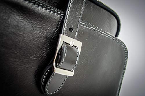 Leather Backpack Convertible To Shoulder Bag - Handmade For Laptops Up To 12 Inches Daybag Rucksack - Time Resistance #TOP2