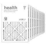 AIRx Filters 14x20x1 Air Filter MERV 13 Pleated HVAC AC Furnace Air Filter, Health 12-Pack, Made in the USA