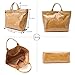 MINGRI Large Tote Bag for Women PVC Totes Bags Kraft Paper Carry All Handbag Plastic Shoulder Purse Hobo Top Handle Bag for Work Travel,Waterproof Beach Trendy Totes, Short Reinforced Handle (A-pink)
