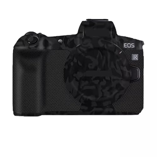 JERXTTON デカールスキン に適合する Canon EOS RP用 ビニールラップ 傷防止フィルム ミラーレスカメラボディ 保護ステッカー プロテクターコート(シャドウカモブラック)