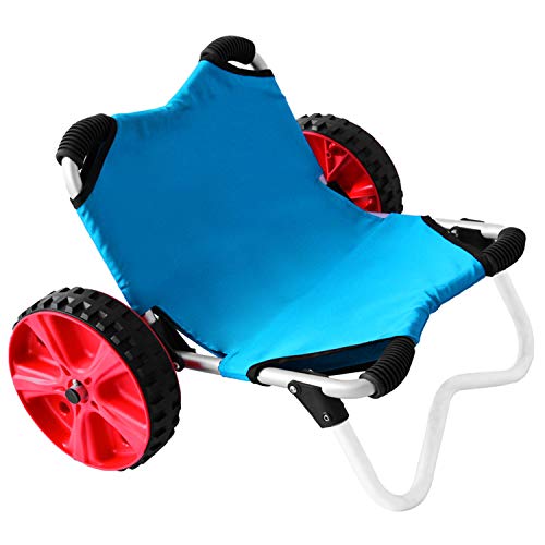 Onefeng Sports Deluxe Multifunction Kayak Canoe Cart Beach Seat Trolley Boat Carrier