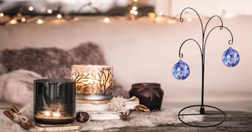 Hohiya Espositore Per Decorazione Di Natale Gancio Per Appendere Cane Gatto Palla Di Vetro Nero - 4