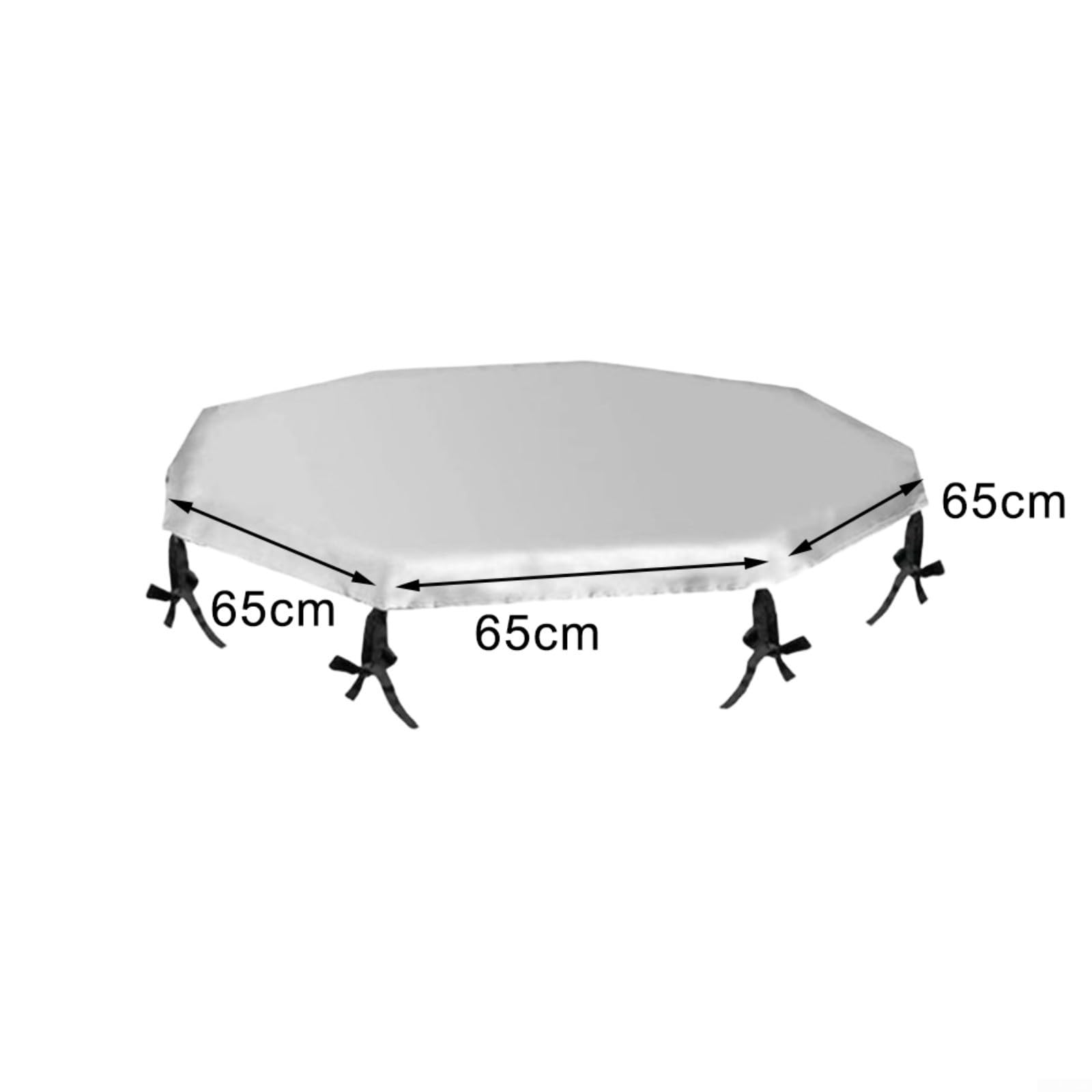 Copertura per box per cani a 8 pannelli, protezione solare e pioggia, per animali domestici, regolabile, adatta per recinti esterni (argento)