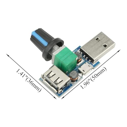 Régulateur de vitesse de ventilateur USB module variateur DC 5V lot de 3 pièces