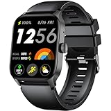 Orologio Smartwatch Donna Fitness Watch: 1.83' Schermo Smart Watch con Chiamate Bluetooth Risposta Vivavoce 100+ modalità Sport Frequenza Cardiaca da Polso Activity Tracker Contapassi per Android iOS