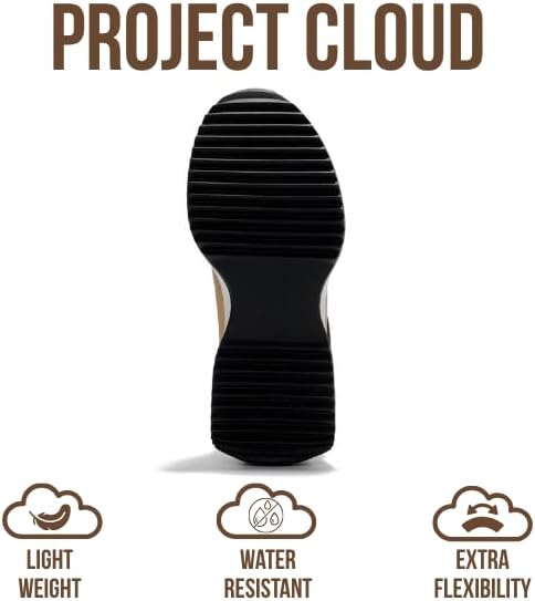 Project Cloud Womens Sneakers - Memory Foam Insole and Lightweight Spring Shoes - Non-Slip Lace Up Trendy Shoes - Fashion Sneakers for Women 2026 (Serena) - Image 5