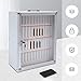 48 Slot Phone Locker, Cell Phone Lock Box with 2 Key and Handle, Aluminum Cell Phone Lockers Phone Holder for Classroom Employees Office Exam