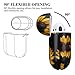 Happypapa Case Designed for Apple AirPods 2 & 1 Full Protective Case Cover with Keychain Cute Girls Men Durable Shockproof Anti Lost Case for Airpods Charging Case (Sunflower)