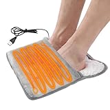 👣【Multifunktionaler Fußwärmer Elektrisch】: Die Fußheizung lindert effektiv Verspannungen, Steifheit, Schmerzen und Krämpfe, schützt Ihre Füße vor schlechter Durchblutung, Arthritis und kalten Böden und beseitigt Körperschmerzen.