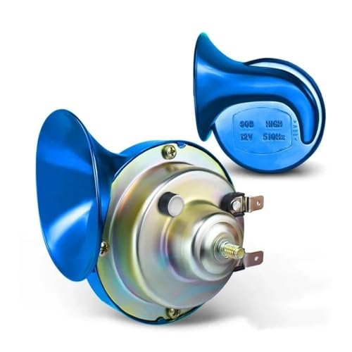 Bocina de motocicleta universal de 12V y claxon fuerte para barcos