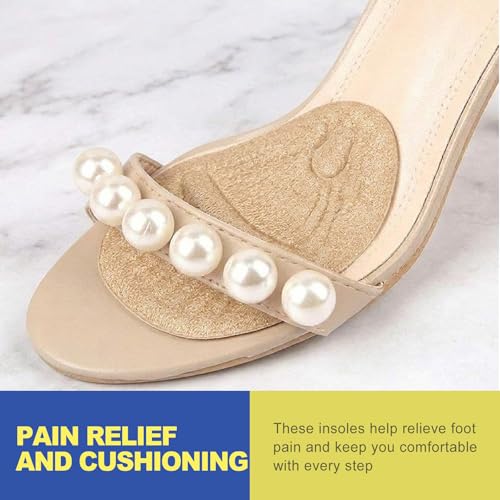 2 pares de cojines para la bola del pie para tacones de mujer miniatura 4