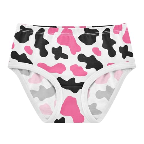 Little Girl Underwear Toddler Panties Kids Undies Milk Cow Print Soft Cotton Briefs 2T-8Y - Main Image