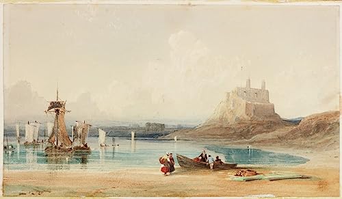 Affiches et gravures Holy Island par Miles Richardson | Tableau deco salon moderne 60x90