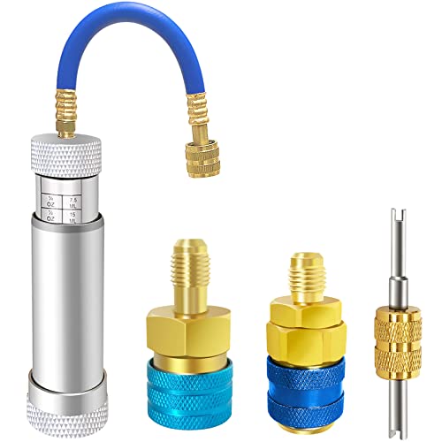 R1234YF/R134A AC Oil Injector KitHVAC Dye Oil Injector Kit with
