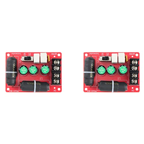 2X Puro Subwoofer Altoparlante Crociato di Secondo Ordine Divisore di Frequenza Fai Da Te Home Cinema basso