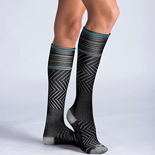 ja vie 76% Merino Wool Compression Socks 15-20mmHg Seamless Toe for Women & Men4