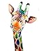 Produktbild Diamant Gemälde Malen nach Zahlen Kits für Kinder, Diamant Malerei Diamond Painting Giraffe, Strass Stickerei Kreuzstich für Kunst Handwerk Leinwand, Wand-Dekoration Heimdekoration, 25 x 30 cm