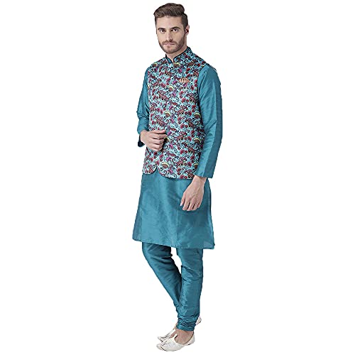 Image of hangup 3pc Kurta Pajama Basket 3PC 48ADarkSlate-KPW 38
