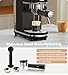 Atatix 20 Bar Espresso Machine with Milk Frother, Professional Compact Espresso Maker, Stainless Steel Coffee Machine with Precise Temp Control & 44oz Removable Water Tank for Latte, Cappuccino, Black
