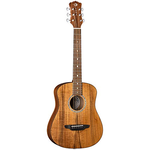 Luna Safari Koa Supreme Acoustic/Electric Guitar with Gigbag, Natural