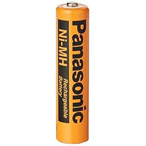 8 Pack Panasonic NiMH AAA Rechargeable Battery for Cordless Phones,Orange