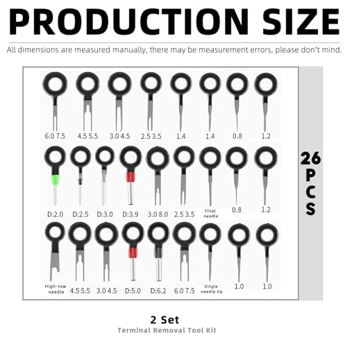 Kit d'outils de démontage de terminal 70 pièces de précision pour auto