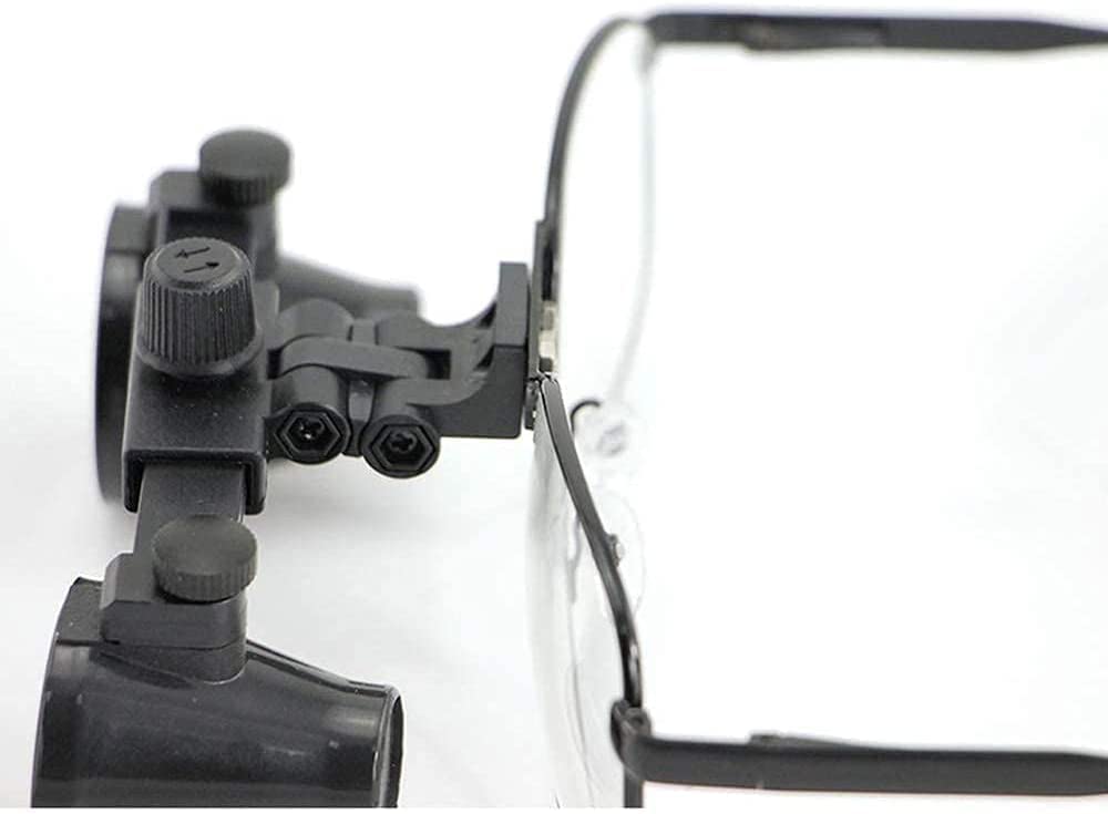 Lupa Binocular Marco de Anteojos Quirúrgicos Médicos Cirugía Dental Vascular Negro