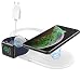 Produktbild MoKo Kabelloses Ladegerät, MFi-Zertifiziert 10W Qi Wireless Charger Ladestation Kompatibel mit Apple Watch Series SE/6/5/4/3/2/AirPods Pro/2, iPhone 12/12 Pro/12 Mini/11/SE 2020/XR (mit QC3.0 Adapter)