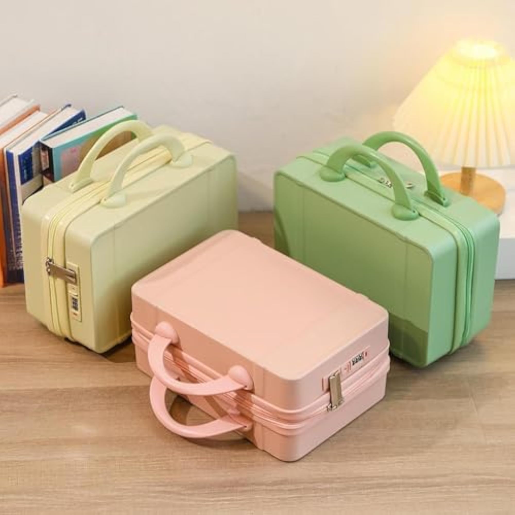 Makeup Travel Case with Soft Handle Cosmetic Organizer Bag