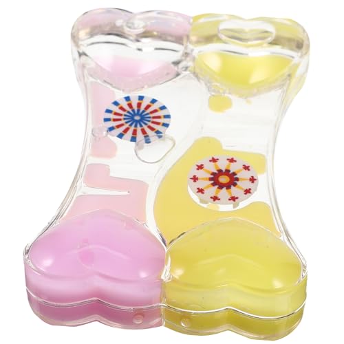 BESPORTBLE 3 Pçs Gota De Óleo Ampulheta Sensorial Brinquedo Calmante Ampulheta Calmante Mesa De Brin