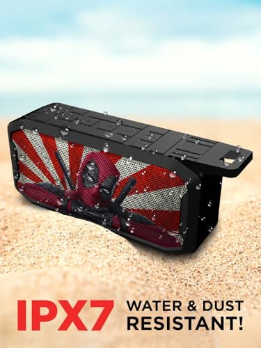Image of Macmerise Bluetooth Speaker Smart Ass Deadpool Melody Bluetooth Speaker, Multicolor