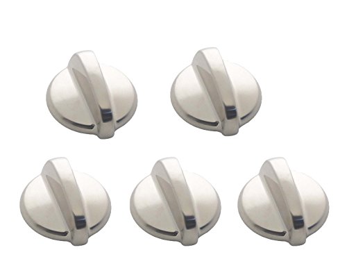Siwdoy (Pack of 5) WB03T10284 Knob Compatible with General Electric GE Range/Stove/Oven Control Knob AP4346312 PS2321076