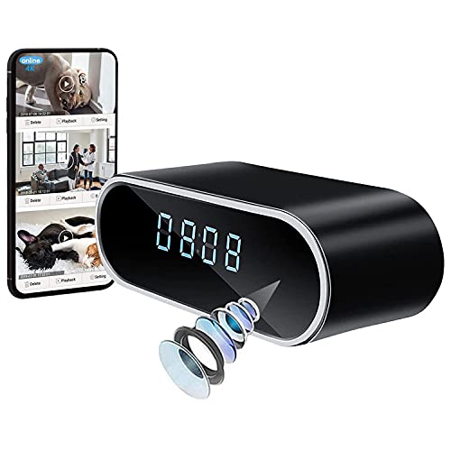 Amazon.co.jp: 隠しカメラ BBIDSW 置き時計型 3000mAh 4K画質