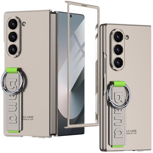 Miimall対応Galaxy Z Fold 6 保護ケース Case 耐衝撃 リング付き スマホケース カバー スタンド機能 ワイヤレス充電 耐衝撃 軽量 落下防止 強化ガラス 全面保護 Galaxy Z Fold 6 カバー ギャラクシーZ フォールド