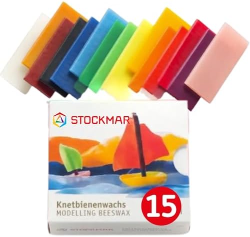 Stockmar Natural Modelling Beeswax: 15 Assorted Colors of Beeswax...