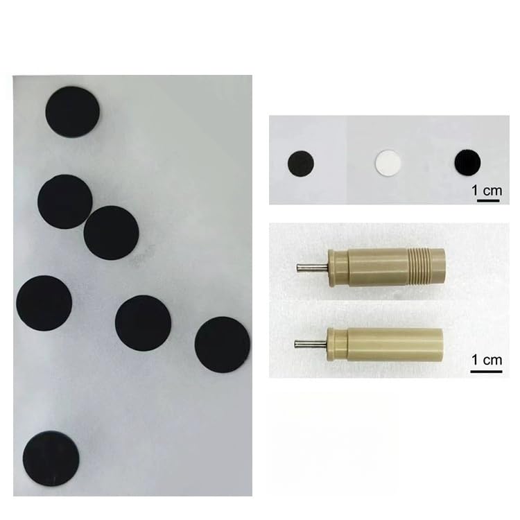 Membranas finas de carbono A for celdas electrolíticas de tres electrodos - 10/20 piezas(D1.0cm 20)
