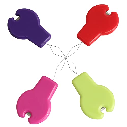 Yyangz 32Pcs Gourd Shaped Plastic Needle Threaders With Cut-Off Thread Function For Hand Sewing, Needle Threader Tool For Sewing Needles, Crafting, Sewing Machine, Knitting Craft #TOP3
