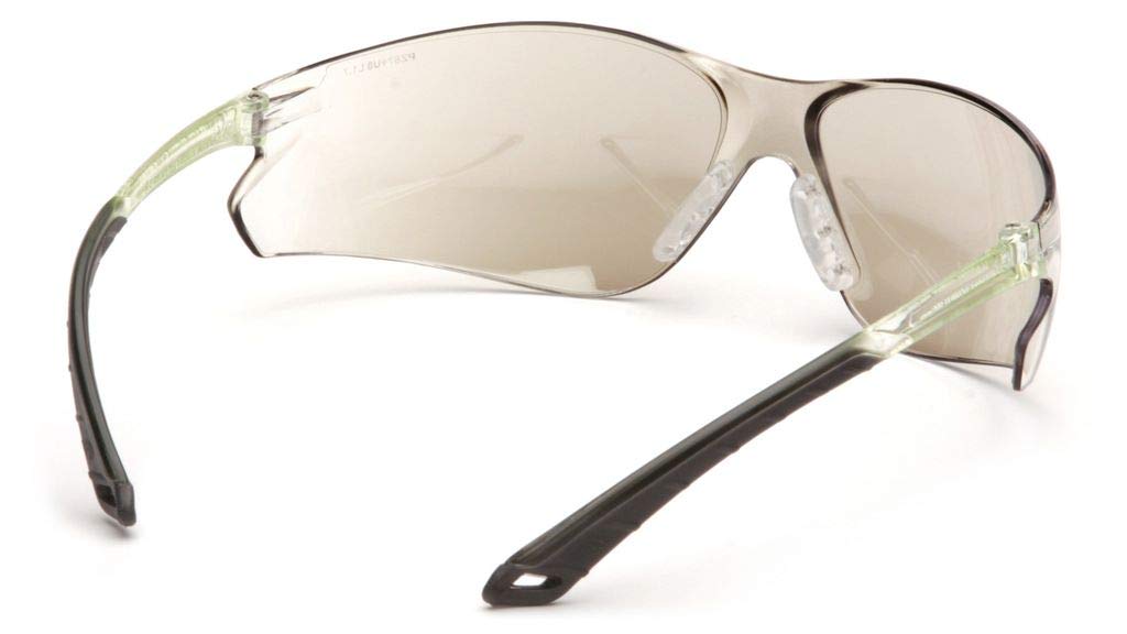 Pyramex Itek S5880S Schutzbrille für drinnen und draußen, mit Spiegelgläsern, 12 Paar