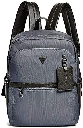 GUESS Factory Men's Carter Logo Backpack - Grey