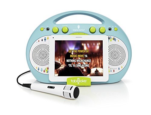 Singing Machine ISM398BG Karaoke System Home,Blue/Green