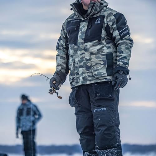 Image of Striker Men's Climate 3-in-1 Insulated, Waterproof Ice Fishing Jacket with Sureflote Flotation Technology