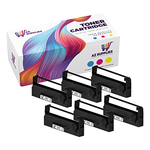 Cintas para impresora compatibles Epson ERC-31 negro 6 unidades miniatura 1