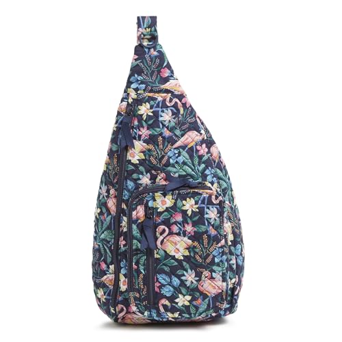 Image of Vera Bradley Women's Cotton Sling Backpack Bookbag