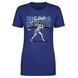 500 LEVEL Liudmila Samsonova Tennis Shirt for Women (Royal Blue, Small)