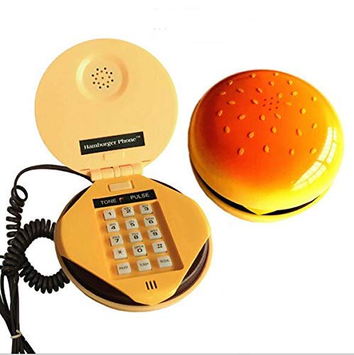 Infinitely Great Home Decor Center NIEUWE Funky Hamburger Cheeseburger Burger Desktop Home Corded Telefoon Gift