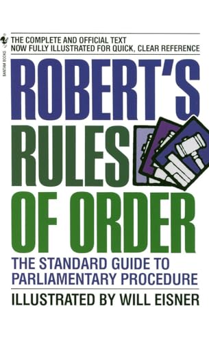 Bantam 075987 Robert'S Rules Of Order: The Standard Guide To Parliamentary Procedure cover