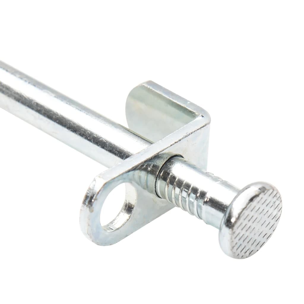 24er Zeltheringe aus verzinktem Stahl, 19, lang, stark, silbern, mit Haken und Öse für Zeltzubehör, Abspannleine, Sturmleine, Tarp und Pavillon bei Camping und Wandern