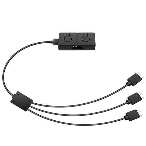 WEBALXRN Ro[^[ 5V 3s ARGB  12V 4s RGB Cg] SATA dV[Vt@Ro[^[