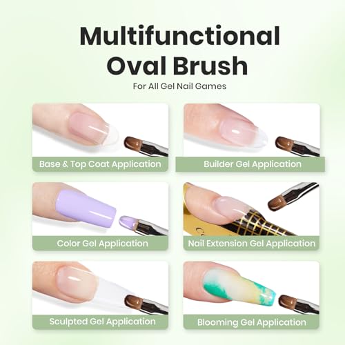 Image of Beetles Nail Art Brushes, Clean Up Brush Gel Polish Nail Art Design Pen | Painting Tools Fingernail Brush Nail Cleaning Brush Nail Art Liner Brush and Nail Dotting Pen Salon Diy at Home